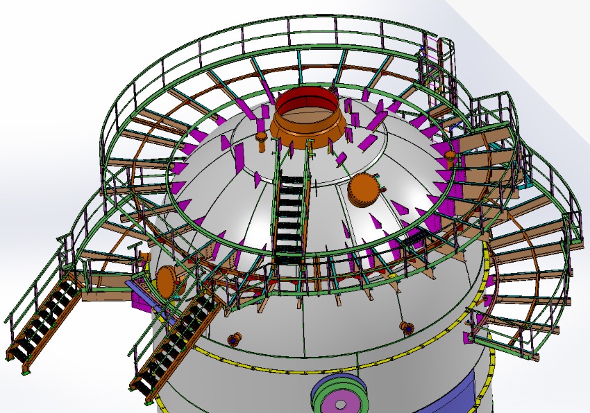 Pressure Vessel  3D Modelling 